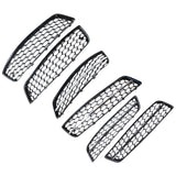 2Pcs Fog Light Lamp Cover Gloss Moulding Lightweight Accessories Replacement for Audi A3 8P 2008 - 2012 Models Bumper