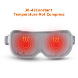 Electric Vibration Eye Massager Hot Compress Music Fatigue Relieve Eye Care Heating Therapy Foldable Office Home Sleep Eye Mask