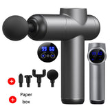 New Massage Gun Massager LCD Screen 99Gears 8Heads Electric Fascia Gun for Neck Foot Body Massager