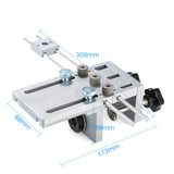 3-in-1 Punch Positioner with Clamp Punching Locator Hole Drill Punch Positioner Guide Locator Jig Dowelling Jig