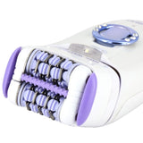 Kemei 3in1 electric epilator for women shaver leg body hair removal facial lady bikini trimmer epilator for face rechargeable