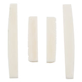 20 Sets of 40Pcs 6 String Acoustic Guitar Bone Bridge Saddle and Nut Made of Real Bone