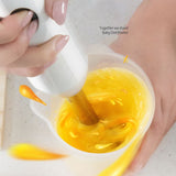 Electric Hand Blender Mixer w/ Blender Stick Egg Beater Grinding Cup Mixing Cup Meat Ground Cup for Baby Food Smoothies