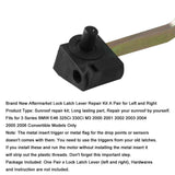 Left Right Top Lock Latch Lever Repair Kit Replacement for  E46 AP368729