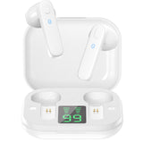 R20 LED Digital Display Wireless Headsets Earbuds With Mic Bluetooth Headphones Touch Control Sports Waterproof Earphones