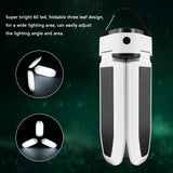 Camping Lamp 60LED Solar Light Rechargeable Workshop Lamp  Portable Tent Lantern 5 Lighting Mode Outdoor Emergency Light Bulb
