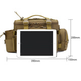 Large Capacity fishing reel bag Waterproof Nylon Fishing Bag Multifunctional Lure Fishing Tackle Packs Outdoor Sling Bags