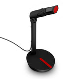 USB Condenser Microphone Desktop Gaming Microphone Laptop Computer Microphones With LED Light For Gaming Net Meeting