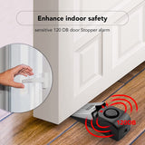 Door Stop Alarm, Door Stop Security Tool With 120DB Security Alarm, Perfect For Travel, (4 Pack)