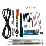 Electric Unit LED Digital Soldering Iron Station Temperature Controller DIY Kits use for HAKKO T12 Handle vibration switch tips