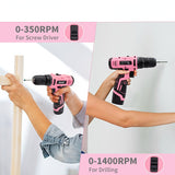 12V Brushless Electric Drill 32NM Cordless Driller Driver Screwdriver Rechargeable Electric Screw gun Power Drill Tools DIY