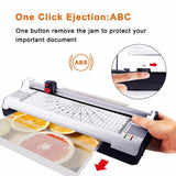 Thermal Laminator for A3/A4/A6, 2 Roller System Laminating Machine with Trimmer and Corner Rounder Fast Warm-up for Home Office