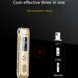 Hyundai 4058+ Portable Professional Digital Voice-activated Recorder support USB U-disk MP3 player Walkman cellphone Dictaphone