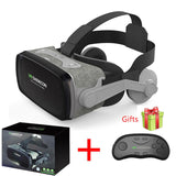 2019 Shinecon Casque 9.0 VR Virtual Reality Goggles 3D Glasses Google Cardboard VR Headset Box for 4.0-6.3 inch  Smartphone