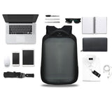 Smart LED Backpack with Wifi Control - 17.3 inch Laptop Bag for Motorcycle Bicycle Cycling Business Travel, Waterproof