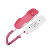 Mini Telephone Home Landline Phone Wall Mounted Telephone Desktop Corded Fixed Phone House Telephones for Home Hotel Office Use