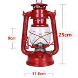 Retro Outdoor Camping Kerosene Lamp Oil Light Lantern Mediterranean Style Decor Multifunction Iron Structure lampiao querosene