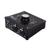 Alctron DMC01 passive monitor controller metal housing tiny and compact for studio recording,live stream and broadcasting radio