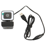 Webcam with Microphone,2K Web Camera with Light, Fixed-Focus, Auto Light Correction, for Video Conferencing, Teaching