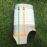 Portable Golf Station Board Swing Trainer Practice Postural Correction Golf Swing Trainer Beginners Batting Calibration Training