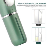 3-IN-1 Heating Microbubble Blackhead Remover Hot Nano Bubble Open Pore Water Cycle Vacuum Suction Deep Cleaning Face T Zone Nose