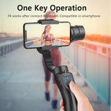 F8 3 Axis Handheld Gimbal Stabilizer For Phone Holder Video Record For Smartphone Stabilizer Cellphone Handle Gimbal