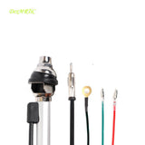 1PC Telescopic Car Antenna 5 Sections Electric Signal Radio Antennas Remote Control Automatic Aerial Stereo Mast Booster