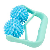 Massage Roller U Shape Trigger Point For Arm Leg Neck Muscle Tissue Fitness Gym Yoga Pilates Sports 4 Wheel Blocks Yoga Roller