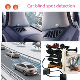 24G Car Blind Spot Mirror Radar Detection System BSD BSA BSM Microwave Blind Spot Monitor Radar Detectors with Alarm