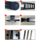 Household Kitchen Fixed Angle System Sharpener Household Scissors Sharpening Saw Grindstone With 240/600/1000 Mesh Diamonds