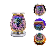 1 Pc Durable Portable Essential Oil Diffuser Night Light 3D Glass Fragrance Lamp for Office Home
