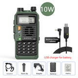 BaoFeng UV-S9 Plus High Power 8W/10W  Walkie Talkie Dual Band 50km Long Range up of uv-5r Portable UVS9 Plus Radio for hunting