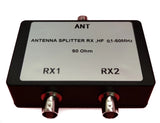 Antenna Splitter RX HF TV Satellite Coax Cable Signal Splitter 0.1-50 MHz 50ohm