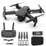 E88 4K HD Dual Camera Drone With 2.4G 6-Axis Gimbal Stabilizer RC Quadcopter WiFi FPV Foldable Drone  APP Connection