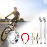Dropship-6 Pcs Bike Spoke Wrench Kit, Bicycle Spoke Tool Bike Tyre Lever Valve Remover Forged Steel, Bike Wheel Spokes Key
