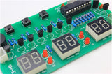 DC 5-12V Digital Electronic Clock DIY Kit 6 Digit Electronic Parts LED Digital Timer Module for Alarm Countdown Clock Stopwatch
