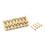 7 String Guitar Saddle Bridge Fixed Bridge for Electric Guitar/Strings Through Body Guitar Replacement