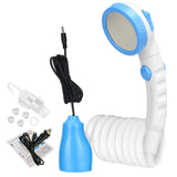 Portable Camping Outdoor Shower Head with 20L Bucket Camping Shower Pump for Beach Swimming Traveling Hiking Car Pet Cleaning