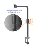 C-Clamping Projector Bracket Metal Adjustable Projector Stand Bed/Table Mount Holder Suitable for XGIMI Xiaomi Nut Dangbei