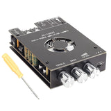 ZK-1602T 320W Power Amplifier Board With Subwoofer 2.0 Channel 160Wx2 15V-36V Audio Power Amplifier Module Black