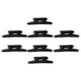 8pcs Marine Boat Nylon Cleat 3 Inch Kayak Yacht Black 2 Holes Small Size 76mm Black Anchor Cleat Edge Open Base Dock Cleat Duty