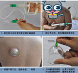 Massage gun 24pcs Home Use Plastic Vacuum Cupping Cups Medical Body Massage Relaxation Magnets Therapy Acupressure Relieve Pain
