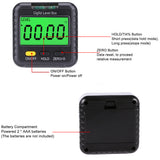 Inclinometer Digital Level Box Mini Magnetic Gauge Angle Meter Finder Protractor Base Small Electronic Protractor Measuring Tool