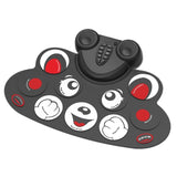 Portable Reel Electronic MIDI Drum Kit Kit 9 Pad Built-in Speaker for Indoor Electronic Music Practice