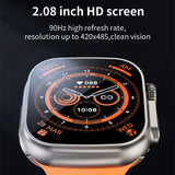 ZD8 Ultra MAX Smart Watch Series 8 Titanium Alloy 1:1 49mm Case 2.08inch Bluetooth Call NFC ECG IP68 Waterproof Smartwatch Men