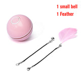 Smart Interactive Cat Toy USB Rechargeable LED Light Rolling Flash Ball Toy Home Pet Dog Cat Interactive Laser Ball Light Toys