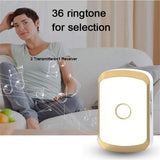 Home Security Waterproof Wireless Doorbell 100-240V 60 Rings 5 Volume Chime 300M Remote Led Light EU US UK Plug Door Bell