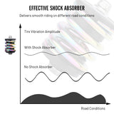 Bicycle Rear Shock Absorber Spring Suspension Replacement for Most Brompto n Folding Bikes Shock Absorber Bike