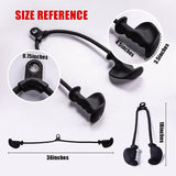 Ergonomic Triceps Rope Pull Down With Anti-Slippery Natural Rubber Grip For More Muscle Fibers-Gym Rope For Push Downs