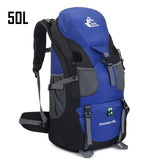 50l & 60L Waterproof Hiking Backpack Woman Outdoor Trekking Camping Bag Army Man Hunting Mountain Backpacks Rain Cover Rucksack